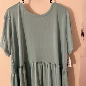 NWT SIZE XXL SUN WASHED LIGHT GREEN COLOR